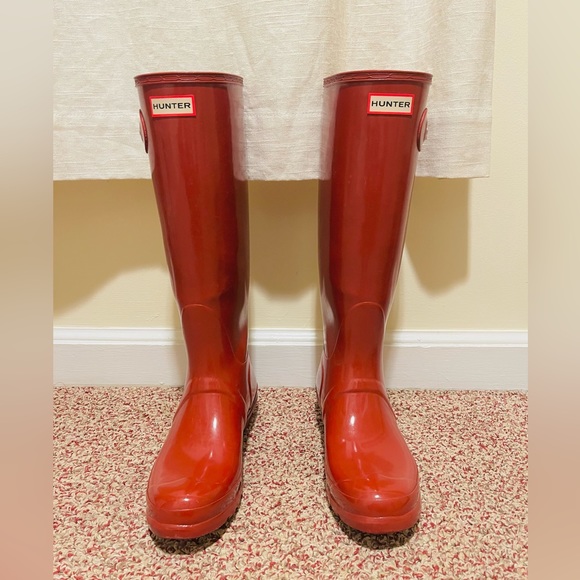 Hunter Shoes Hunter Original Tall Gloss Rain Boots Poshmark